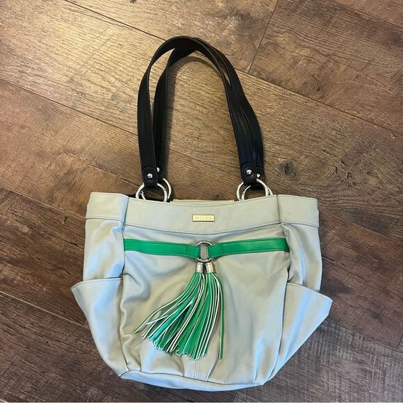 Miche Demi Base Black Bag & Jordan Grey/Green Shell - Picture 5 of 16